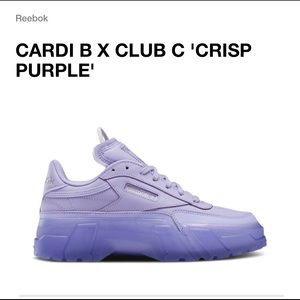 (Make a reasonable offer)Brand New Cardi B purple shoes. Size 8